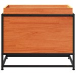 vidaXL Jardinieră grădină, maro ceruit, 60x40x50 cm, lemn masiv pin vidaXL Jardinieră grădină, maro ceruit, 60x40x50 cm, lemn masiv pin