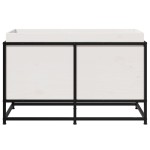 vidaXL Jardinieră de grădină, alb, 80x40x50 cm, lemn masiv de pin vidaXL Jardinieră de grădină, alb, 80x40x50 cm, lemn masiv de pin