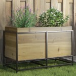 vidaXL Jardinieră de grădină, 80x40x50 cm, lemn de pin impregnat vidaXL Jardinieră de grădină, 80x40x50 cm, lemn de pin impregnat