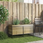 vidaXL Jardinieră de grădină, 100x40x50 cm, lemn de pin impregnat