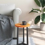 vidaXL Blat de masă rotund, maro ceruit, Ø30x2,5 cm, lemn masiv de pin vidaXL Blat de masă rotund, maro ceruit, Ø30x2,5 cm, lemn masiv de pin