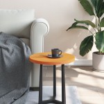 vidaXL Blat de masă rotund, maro ceruit, Ø40x2,5 cm, lemn masiv de pin vidaXL Blat de masă rotund, maro ceruit, Ø40x2,5 cm, lemn masiv de pin