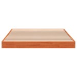 vidaXL Pat de zi, maro ceruit, 75x190 cm, lemn masiv de pin