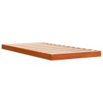 vidaXL Pat de zi, maro ceruit, 75x190 cm, lemn masiv de pin