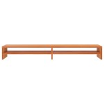 vidaXL Stand pentru monitor, maro ceruit, 100x24x13 cm, lemn masiv pin