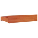 vidaXL Sertare pentru pat, 4 buc., maro ceruit, lemn masiv pin vidaXL Sertare pentru pat, 4 buc., maro ceruit, lemn masiv pin
