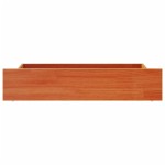 vidaXL Sertare pentru pat, 4 buc., maro ceruit, lemn masiv pin vidaXL Sertare pentru pat, 4 buc., maro ceruit, lemn masiv pin
