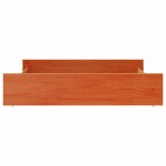 vidaXL Sertare pentru pat de zi, 2 buc., maro ceruit, lemn masiv pin vidaXL Sertare pentru pat de zi, 2 buc., maro ceruit, lemn masiv pin