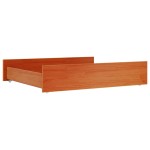 vidaXL Sertare pentru pat de zi, 2 buc., maro ceruit, lemn masiv pin vidaXL Sertare pentru pat de zi, 2 buc., maro ceruit, lemn masiv pin