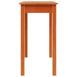 vidaXL Masă consolă, maro miere, 80x40x75 cm, lemn masiv de pin