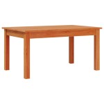 vidaXL Măsuță de cafea, maro ceruit, 80x50x40 cm, lemn masiv de pin vidaXL Măsuță de cafea, maro ceruit, 80x50x40 cm, lemn masiv de pin