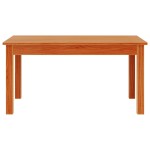 vidaXL Măsuță de cafea, maro ceruit, 80x50x40 cm, lemn masiv de pin vidaXL Măsuță de cafea, maro ceruit, 80x50x40 cm, lemn masiv de pin