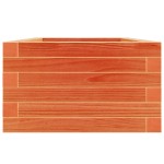 vidaXL Jardinieră de grădină, maro ceruit, 40x40x23 cm, lemn masiv pin vidaXL Jardinieră de grădină, maro ceruit, 40x40x23 cm, lemn masiv pin