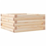 vidaXL Jardinieră de grădină, 50x50x23 cm, lemn masiv de pin
