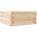 vidaXL Jardinieră de grădină, 50x50x23 cm, lemn masiv de pin