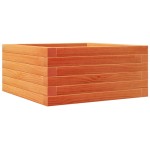 vidaXL Jardinieră de grădină, maro ceruit, 50x50x23 cm, lemn masiv pin