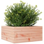 vidaXL Jardinieră de grădină, 50x50x23 cm, lemn masiv Douglas vidaXL Jardinieră de grădină, 50x50x23 cm, lemn masiv Douglas