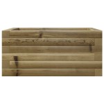 vidaXL Jardinieră de grădină, 50x50x23 cm, lemn de pin impregnat vidaXL Jardinieră de grădină, 50x50x23 cm, lemn de pin impregnat