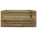 vidaXL Jardinieră de grădină, 50x50x23 cm, lemn de pin impregnat vidaXL Jardinieră de grădină, 50x50x23 cm, lemn de pin impregnat