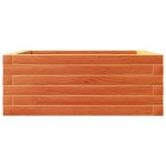vidaXL Jardinieră grădină, maro ceruit, 60x60x23 cm, lemn masiv pin vidaXL Jardinieră grădină, maro ceruit, 60x60x23 cm, lemn masiv pin