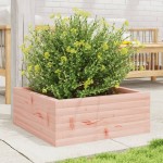 vidaXL Jardinieră de grădină, 60x60x23 cm, lemn masiv Douglas vidaXL Jardinieră de grădină, 60x60x23 cm, lemn masiv Douglas