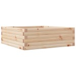 vidaXL Jardinieră de grădină, 70x70x23 cm, lemn masiv de pin vidaXL Jardinieră de grădină, 70x70x23 cm, lemn masiv de pin