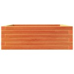 vidaXL Jardinieră de grădină, maro ceruit, 70x70x23 cm, lemn masiv pin vidaXL Jardinieră de grădină, maro ceruit, 70x70x23 cm, lemn masiv pin