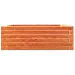vidaXL Jardinieră de grădină, maro ceruit, 70x70x23 cm, lemn masiv pin vidaXL Jardinieră de grădină, maro ceruit, 70x70x23 cm, lemn masiv pin