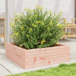 vidaXL Jardinieră de grădină, 70x70x23 cm, lemn masiv Douglas vidaXL Jardinieră de grădină, 70x70x23 cm, lemn masiv Douglas