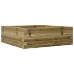 vidaXL Jardinieră de grădină, 70x70x23 cm, lemn de pin impregnat vidaXL Jardinieră de grădină, 70x70x23 cm, lemn de pin impregnat