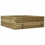 vidaXL Jardinieră de grădină, 70x70x23 cm, lemn de pin impregnat vidaXL Jardinieră de grădină, 70x70x23 cm, lemn de pin impregnat