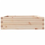 vidaXL Jardinieră de grădină, 80x80x23 cm, lemn masiv de pin vidaXL Jardinieră de grădină, 80x80x23 cm, lemn masiv de pin