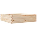 vidaXL Jardinieră de grădină, 90x90x23 cm, lemn masiv de pin vidaXL Jardinieră de grădină, 90x90x23 cm, lemn masiv de pin