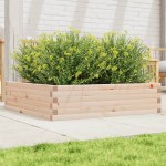 vidaXL Jardinieră de grădină, 90x90x23 cm, lemn masiv de pin vidaXL Jardinieră de grădină, 90x90x23 cm, lemn masiv de pin