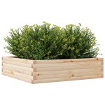 vidaXL Jardinieră de grădină, 90x90x23 cm, lemn masiv de pin vidaXL Jardinieră de grădină, 90x90x23 cm, lemn masiv de pin