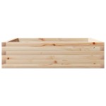 vidaXL Jardinieră de grădină, 90x90x23 cm, lemn masiv de pin vidaXL Jardinieră de grădină, 90x90x23 cm, lemn masiv de pin