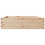 vidaXL Jardinieră de grădină, 90x90x23 cm, lemn masiv de pin vidaXL Jardinieră de grădină, 90x90x23 cm, lemn masiv de pin