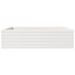vidaXL Jardinieră de grădină, alb, 90x90x23 cm, lemn masiv de pin vidaXL Jardinieră de grădină, alb, 90x90x23 cm, lemn masiv de pin