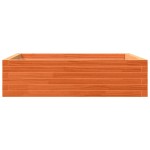 vidaXL Jardinieră de grădină, maro ceruit, 90x90x23 cm, lemn masiv pin vidaXL Jardinieră de grădină, maro ceruit, 90x90x23 cm, lemn masiv pin