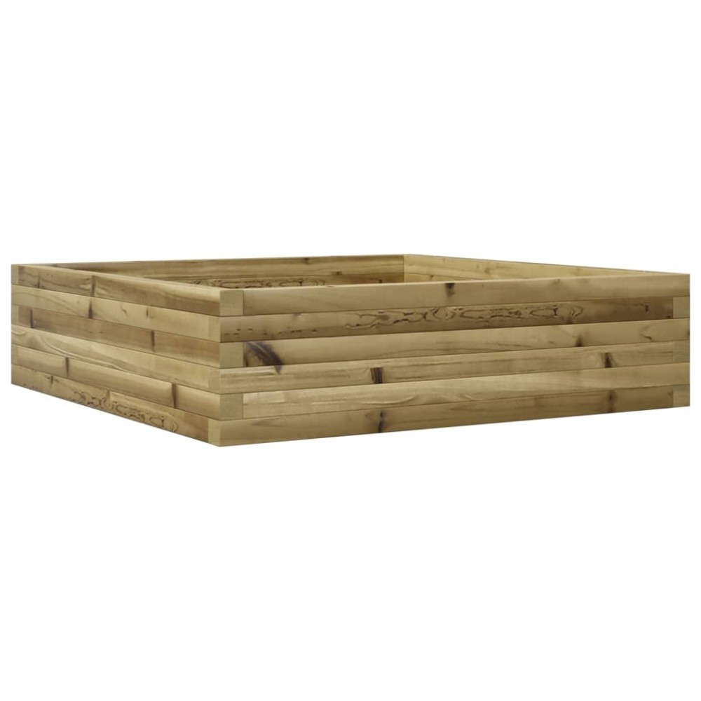 vidaXL Jardinieră de grădină, 90x90x23 cm, lemn de pin impregnat
