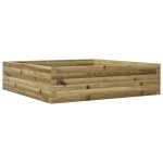 vidaXL Jardinieră de grădină, 90x90x23 cm, lemn de pin impregnat