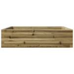 vidaXL Jardinieră de grădină, 90x90x23 cm, lemn de pin impregnat