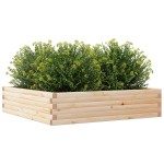 vidaXL Jardinieră de grădină, 100x100x23 cm, lemn masiv de pin vidaXL Jardinieră de grădină, 100x100x23 cm, lemn masiv de pin