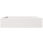 vidaXL Jardinieră de grădină, alb, 100x100x23 cm, lemn masiv de pin vidaXL Jardinieră de grădină, alb, 100x100x23 cm, lemn masiv de pin