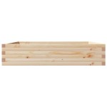 vidaXL Jardinieră de grădină, 110x110x23 cm, lemn masiv de pin