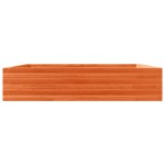 vidaXL Jardinieră grădină, maro ceruit, 110x110x23 cm, lemn masiv pin vidaXL Jardinieră grădină, maro ceruit, 110x110x23 cm, lemn masiv pin