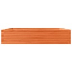 vidaXL Jardinieră grădină, maro ceruit, 110x110x23 cm, lemn masiv pin vidaXL Jardinieră grădină, maro ceruit, 110x110x23 cm, lemn masiv pin