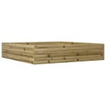 vidaXL Jardinieră de grădină, 110x110x23 cm, lemn de pin impregnat