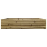 vidaXL Jardinieră de grădină, 110x110x23 cm, lemn de pin impregnat