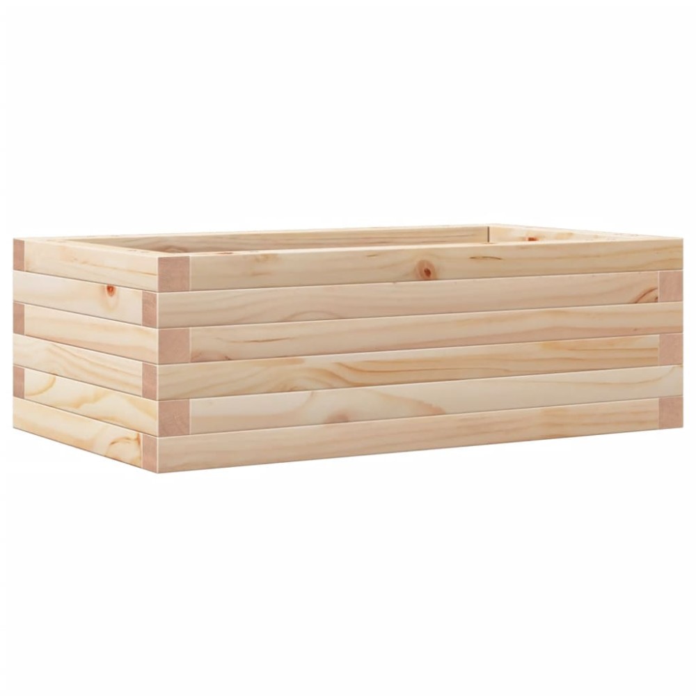 vidaXL Jardinieră de grădină, 70x40x23 cm, lemn masiv de pin